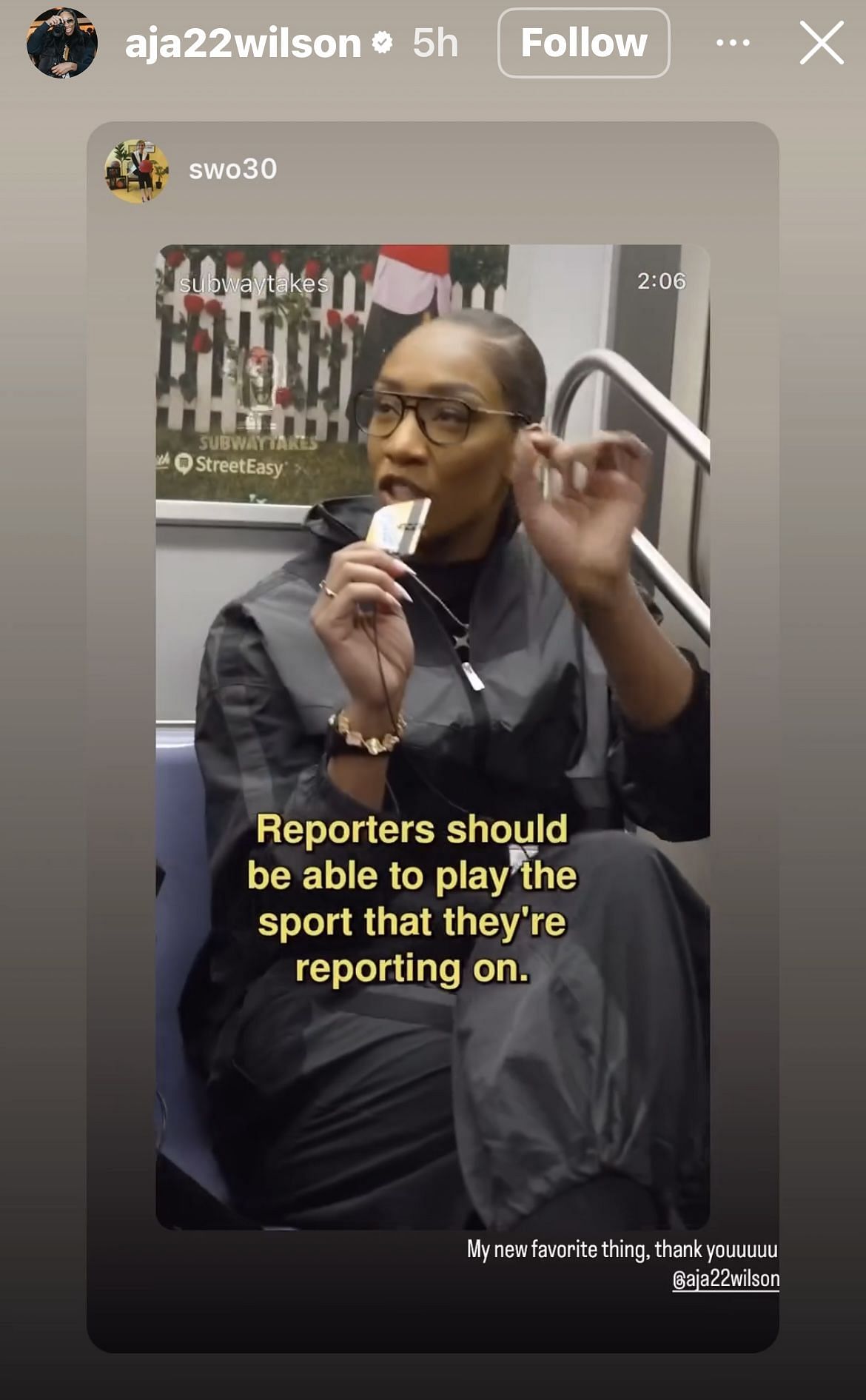 Carolyn Swords comments on Wilson's hot take